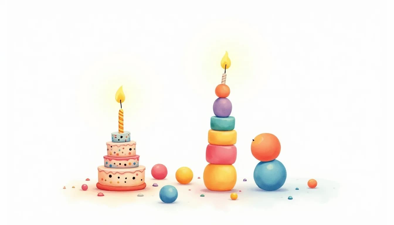 Barnkalas för 2-åringar illustration