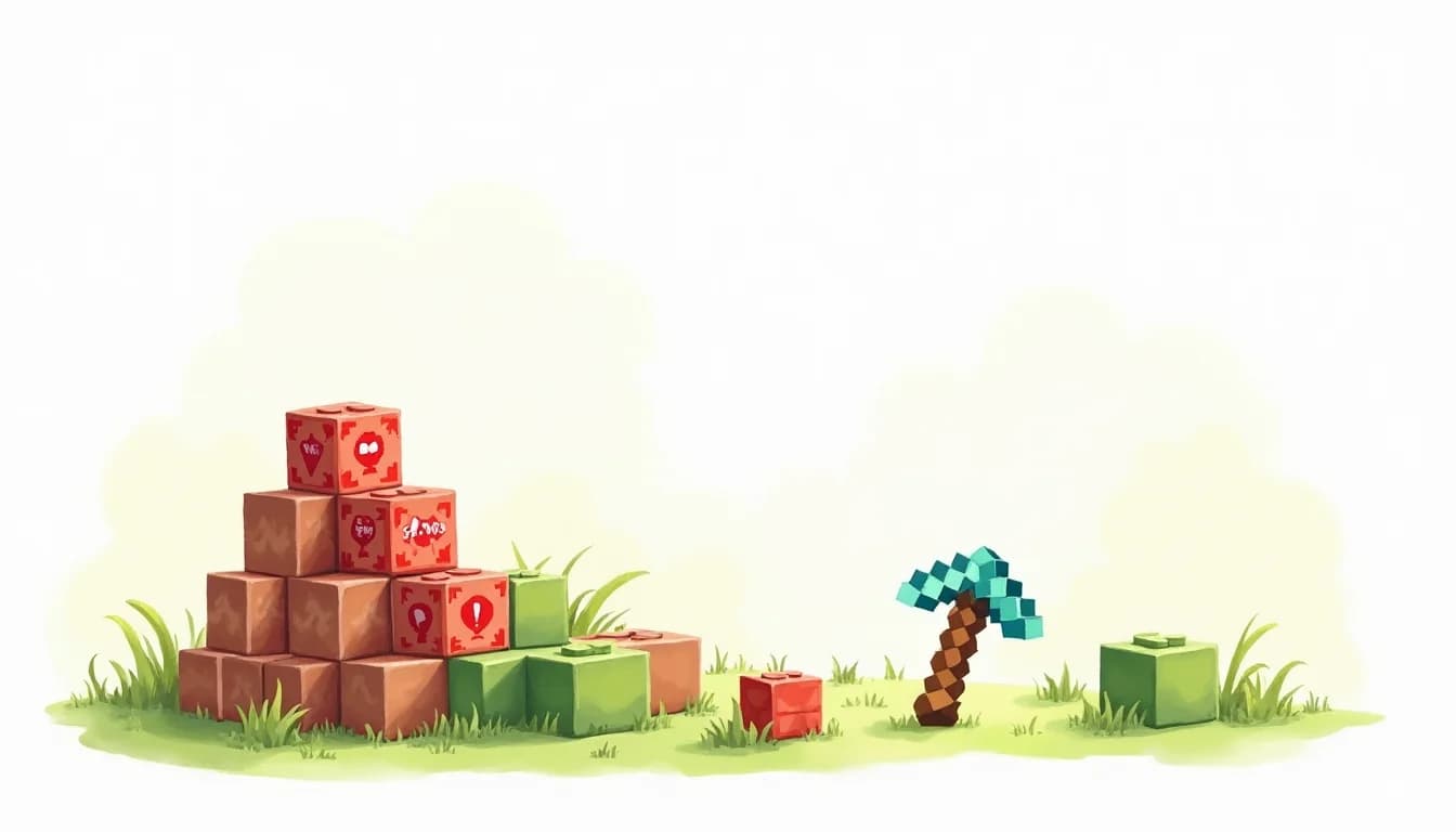 Minecraftkalas illustration